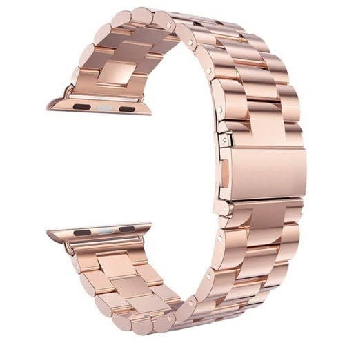 Chain Strap Metal Bracelet Watch Bands For Iwatch Series 6 Se 5 4 3 2 1 - 42mm Gold