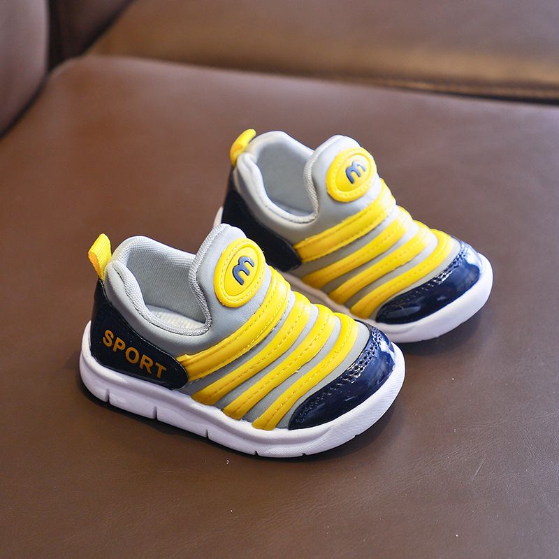 BOY GIRL BIRTHDAY STRONG PLIMSOLE SNEAKERS 3 - YELLOW
