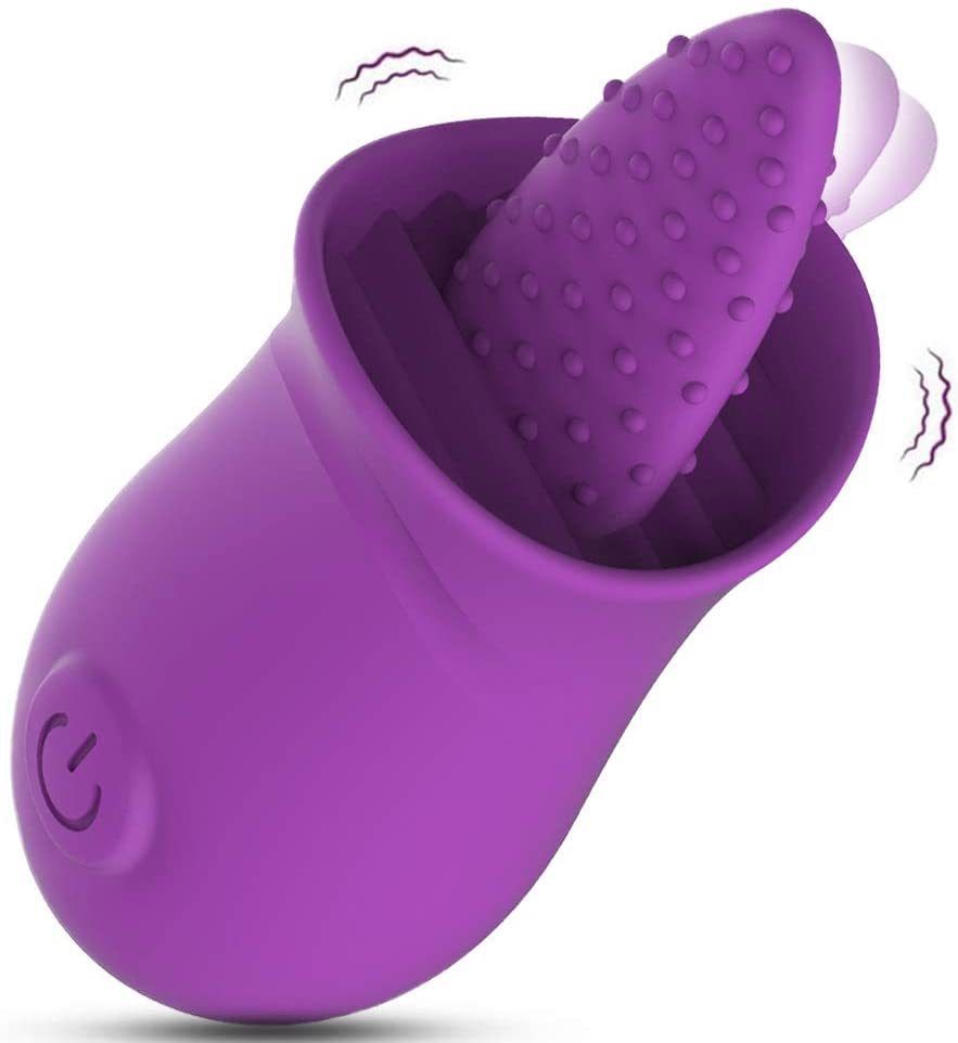 Rose Vibrator Toys For Woman G Spot Oral Licking Massager