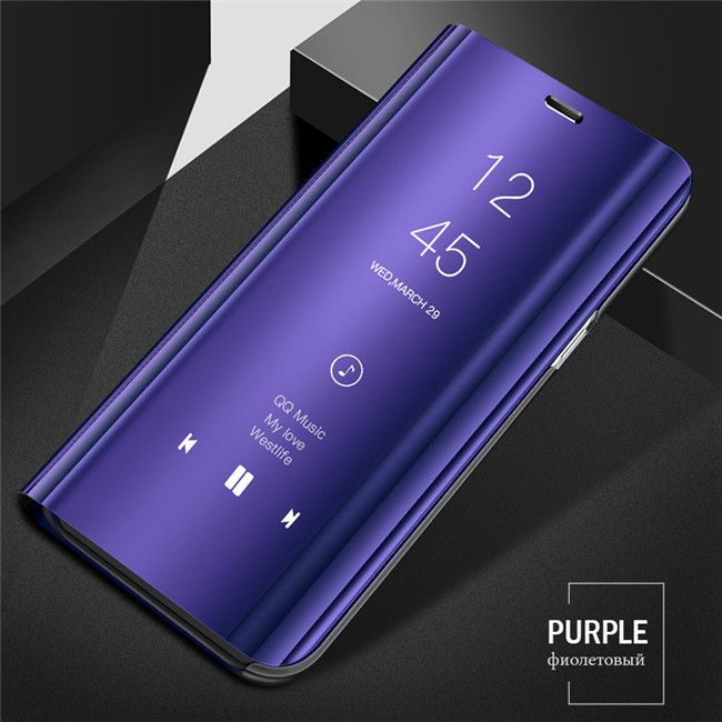 Honor20 Phone Leather Fundas Cover Mirror L21 Original Huawei For YAL Honor YAL-L21 Magnetic Luxury Smart 20 Flip Case View On