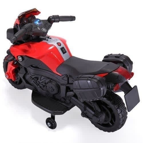Kid's Automatic Power Bike Ride On - Red & Black
