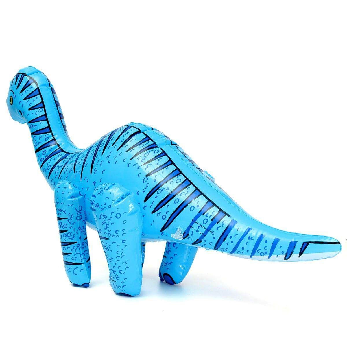 Inflatable Dinosaur Decorative Props Children's Toys Favour Blue 76cmx40cm