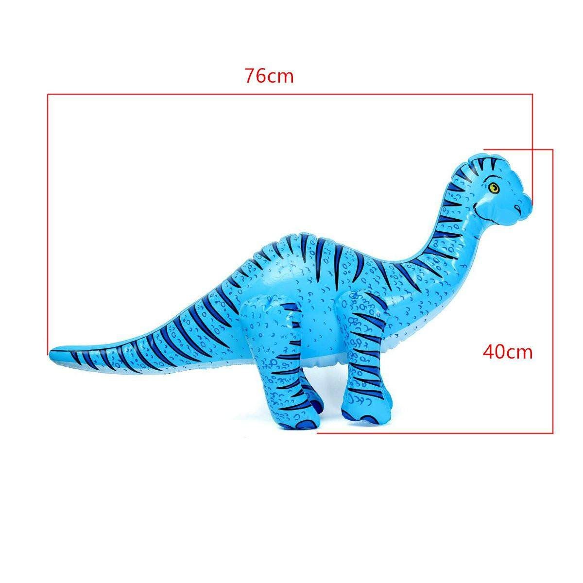 Inflatable Dinosaur Decorative Props Children's Toys Favour Blue 76cmx40cm