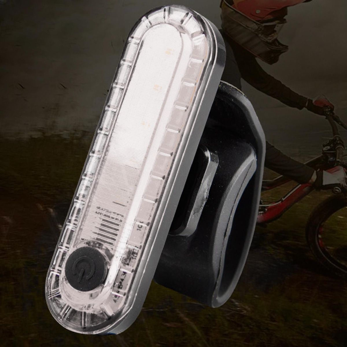 LED  Light Waterproof Rechargeable Safety USB White