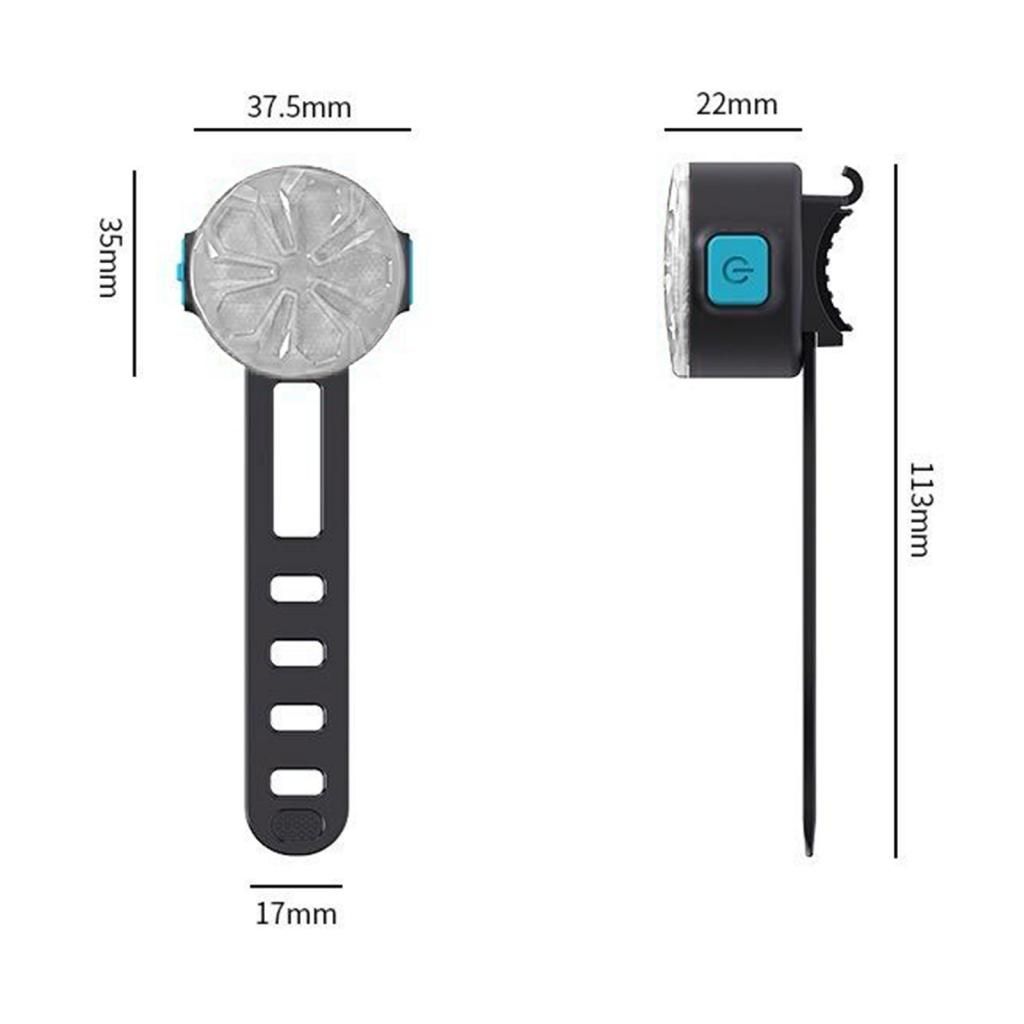 Bike   USB Rechargeable LED Light White
