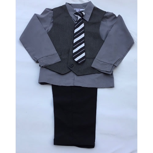Boys 4 Piece Grey Set