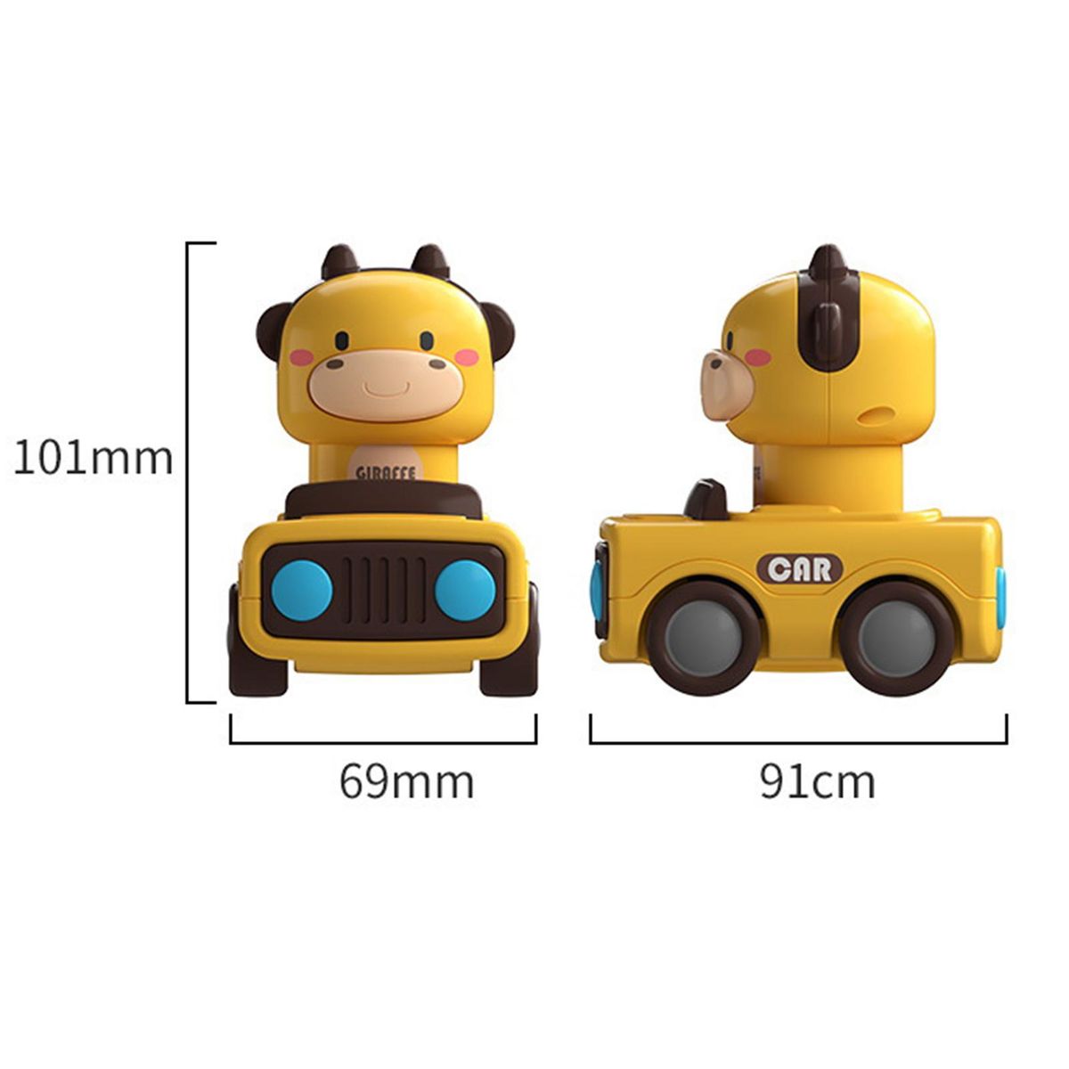 Car Model Toy Parent-Child Interaction Car Toy Yellow