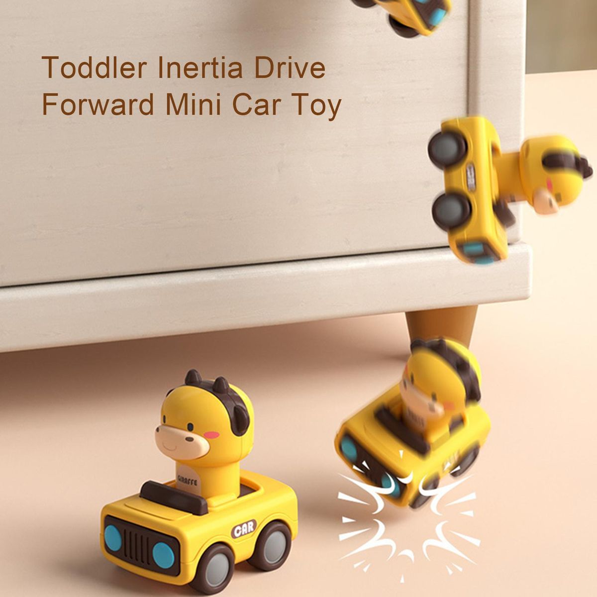 Car Model Toy Parent-Child Interaction Car Toy Yellow