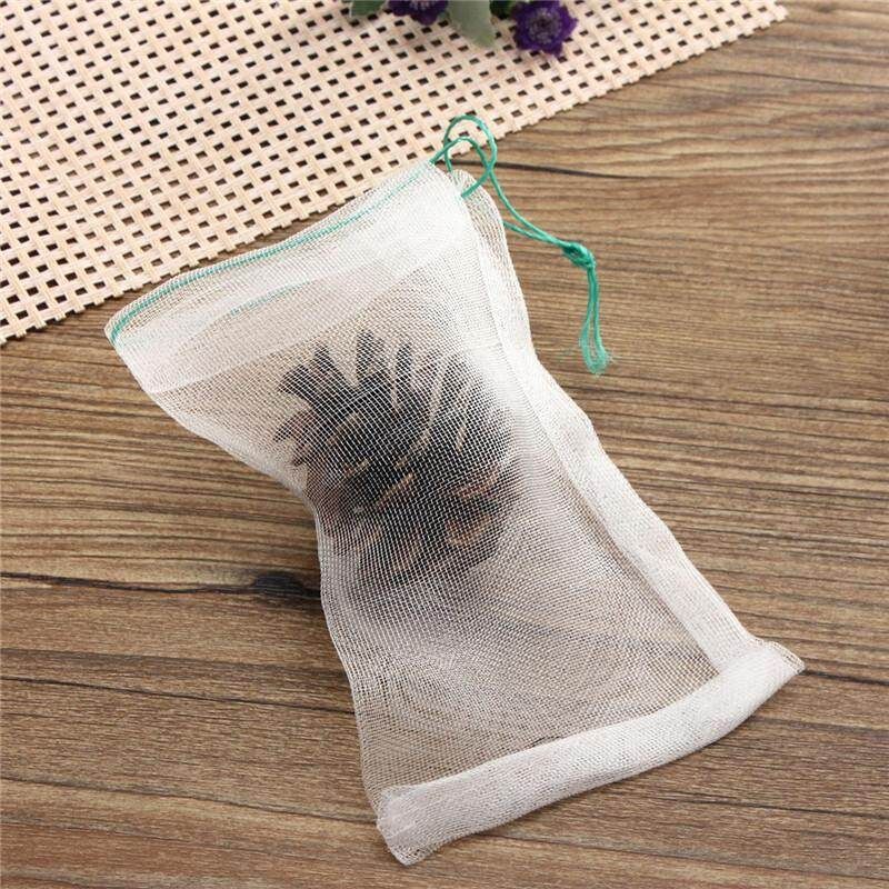 6PCS Nylon Mesh Drawstring Net Bag For Aquarium Filter Media Bio Ring Bio-Ball Carbon 40x60cm