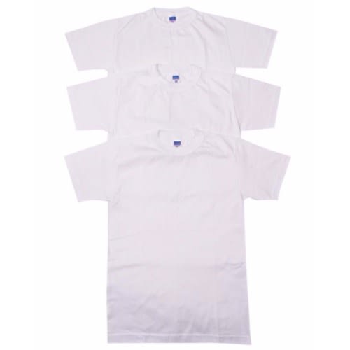 3 in 1 Boys Round Neck Vest - White