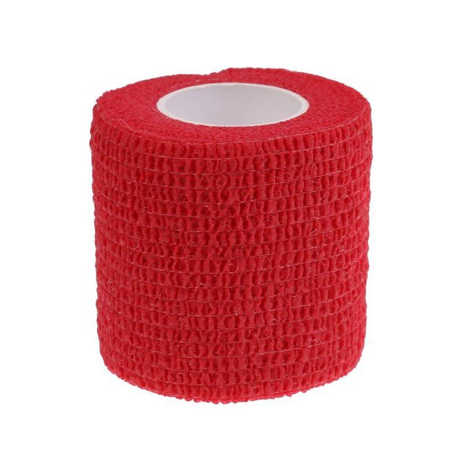 5cm 4.5m Sports Ankle Knee Support Stretch Self Adhesive Bandage Red
