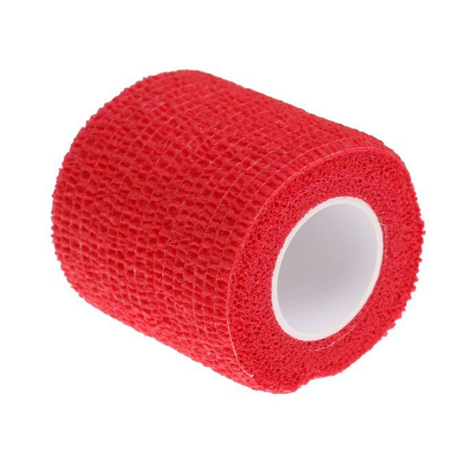 5cm 4.5m Sports Ankle Knee Support Stretch Self Adhesive Bandage Red