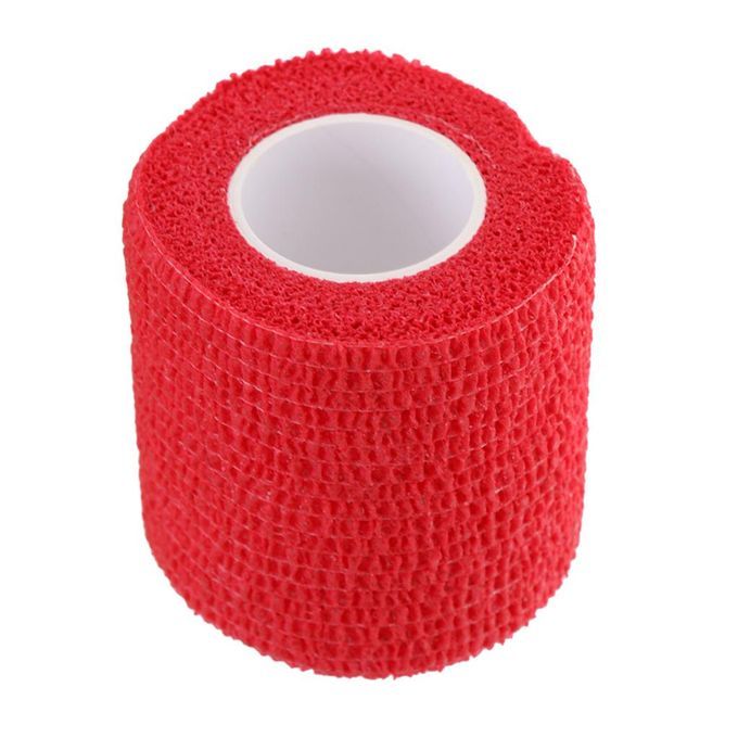 5cm 4.5m Sports Ankle Knee Support Stretch Self Adhesive Bandage Red