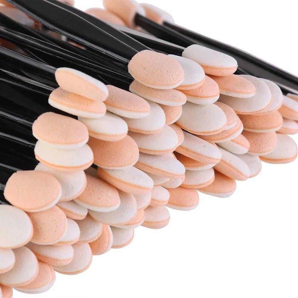 30Pcs Pro Sponge Stick Eye Shadow Brush Applicator Cosmetic Make up Double-head Eyeshadow Brush For Women Makeups New