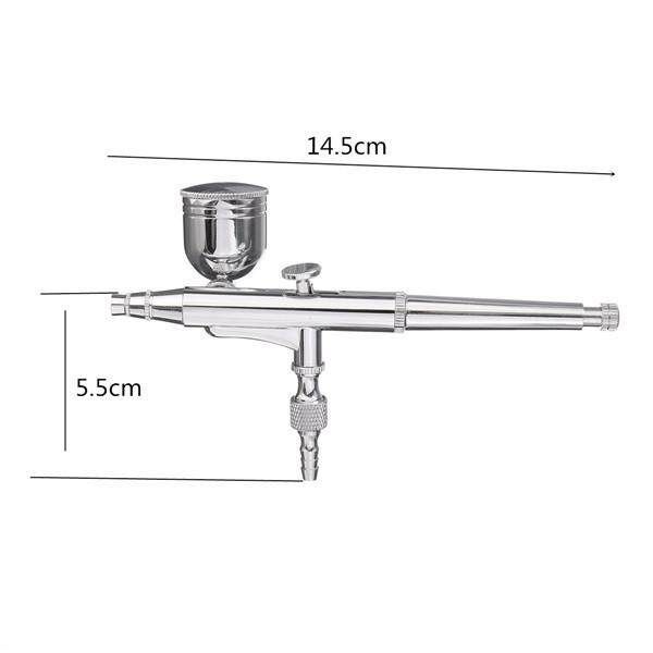 Dual Action Gravity Airbrush 0.3mm 7cc Air Brush Spray Paint Makeup Tattoo