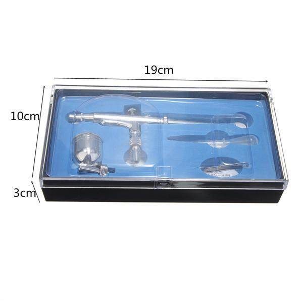 Dual Action Gravity Airbrush 0.3mm 7cc Air Brush Spray Paint Makeup Tattoo