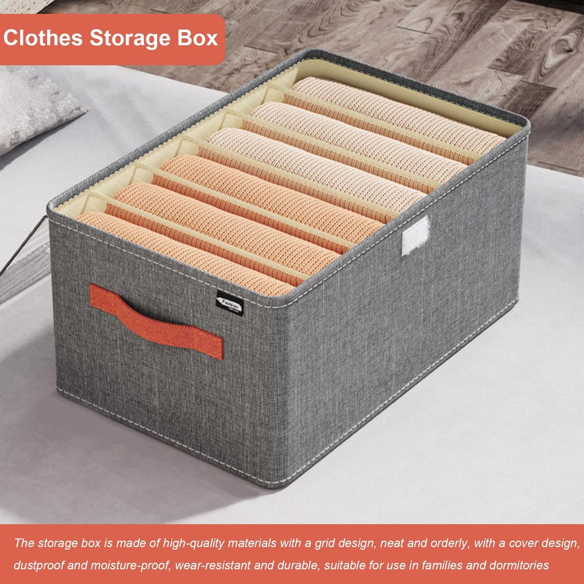 Clothes Storage Container Wardrobe Jeans Shirt Quilt Storage Holder