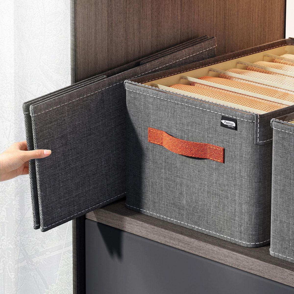 Clothes Storage Container Wardrobe Jeans Shirt Quilt Storage Holder