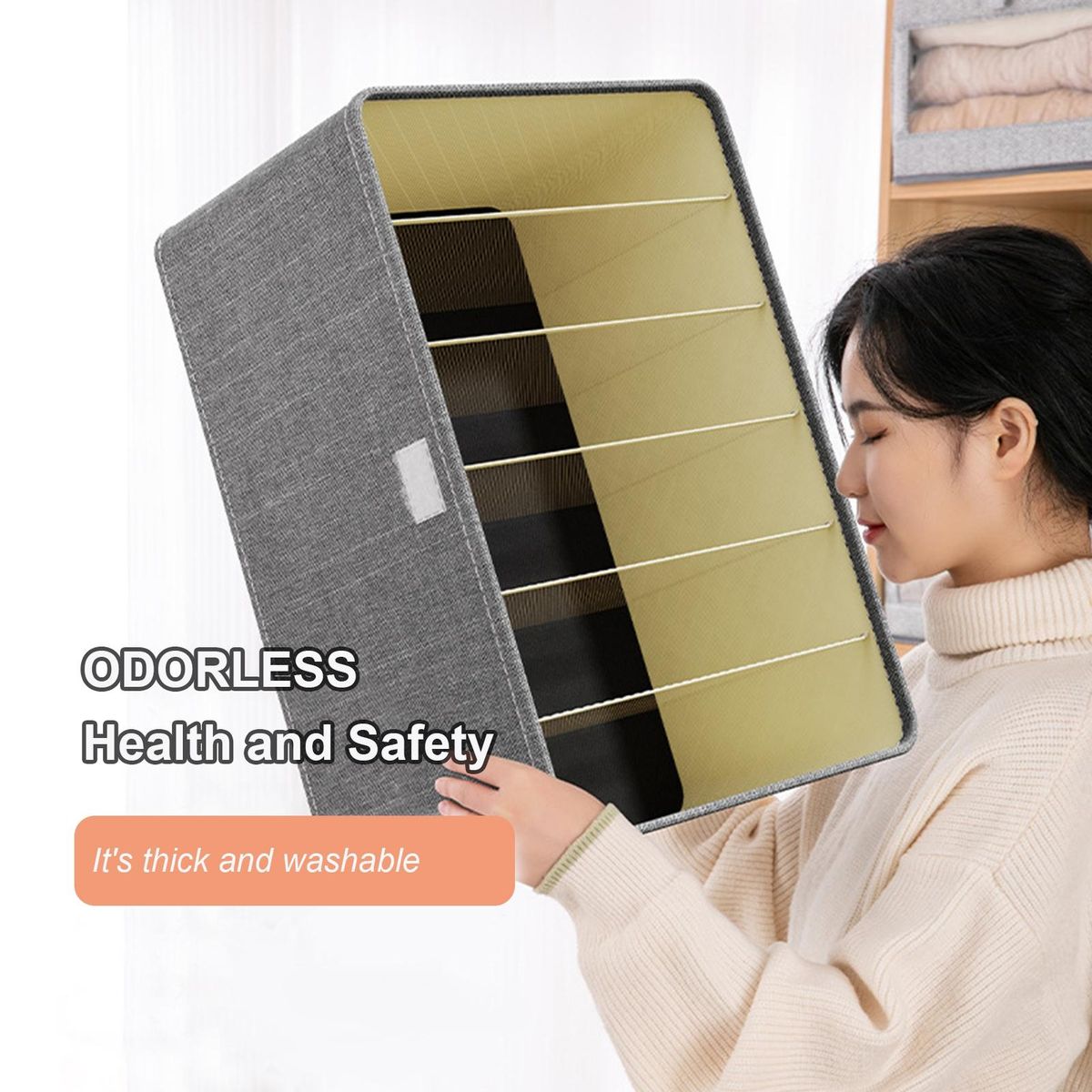 Clothes Storage Container Wardrobe Jeans Shirt Quilt Storage Holder