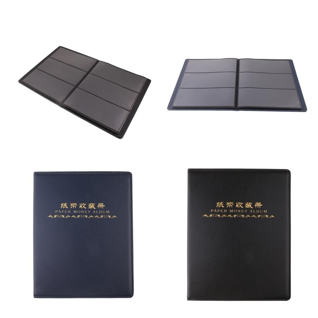 2-pack Paper Money 60 Pockets Album Clear Bill Note  10 Page