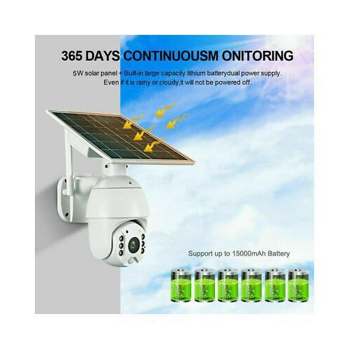 Solar Powered 4G PTZ Camera With Wireless Connection