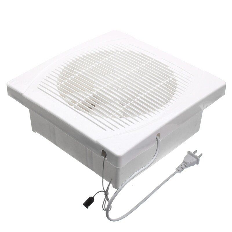 30W 8inch Entilation Exhaust Fan Blower Window Wall Kitchen Bathroom Toilet