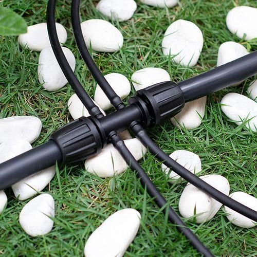 10PCS Barbed Tee 1/2 Inch To 1/4 Inch Irrigation
