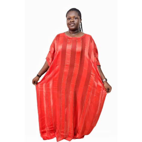 Red Stripe Stoned Boubou
