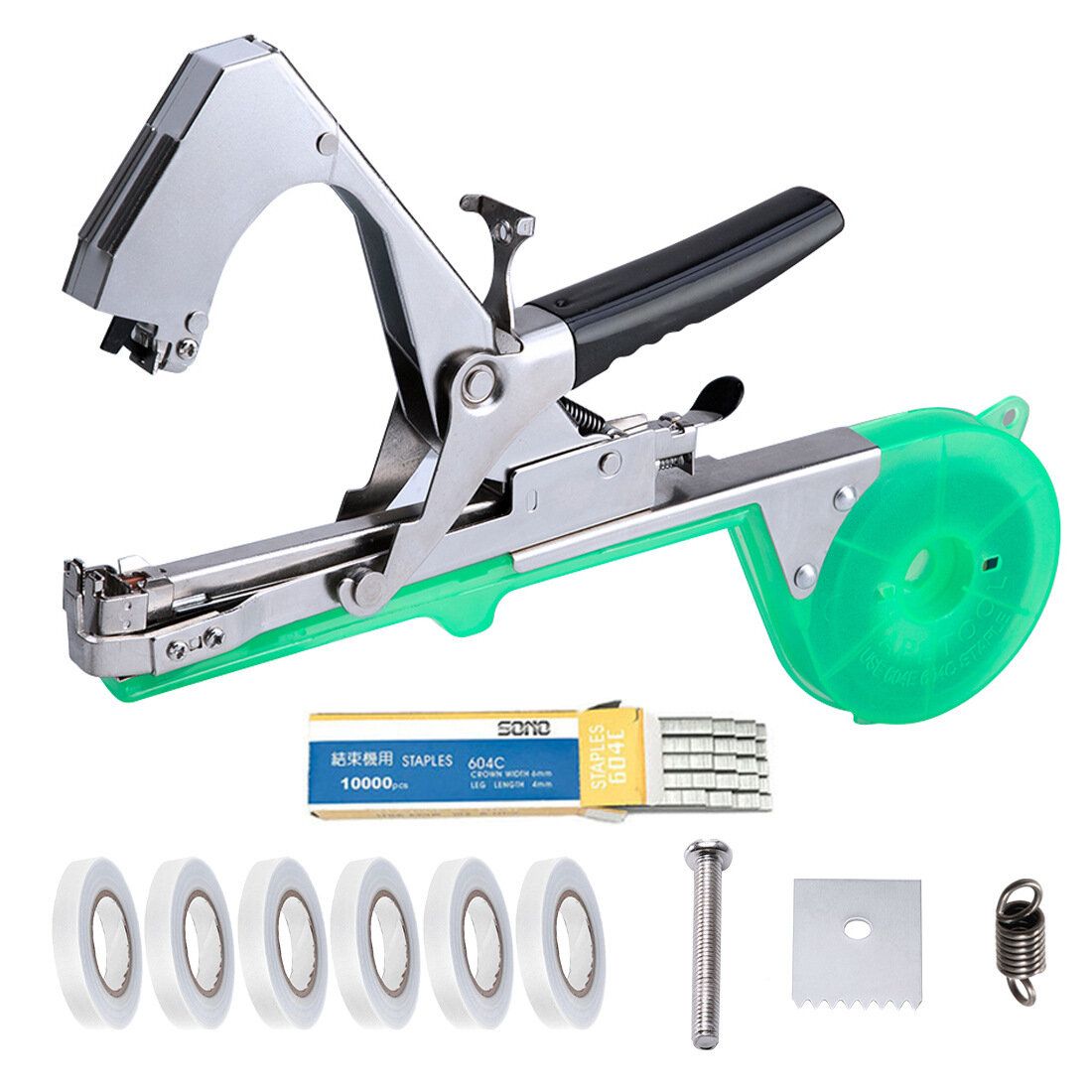 6PCS Garter Plants Tape Tool Tying Machine Plant Branch Hand