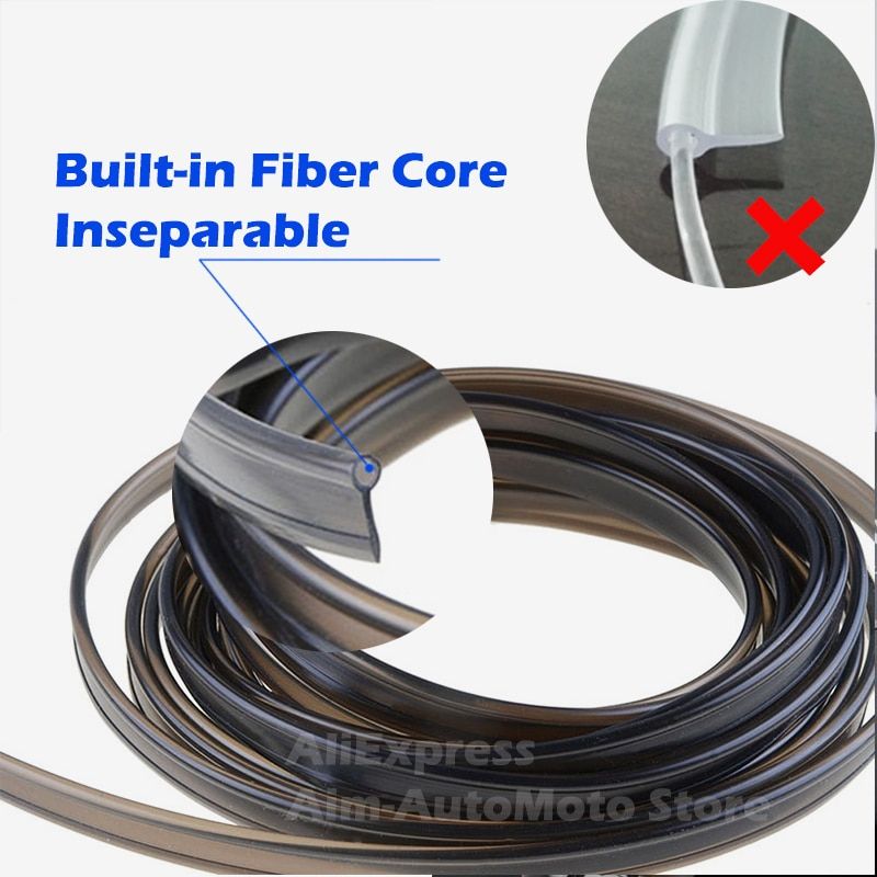 3mm Fiber Optic Neon Wire Extended Strip Invisible Light Guide Accessories For Car Interior Ambient Lighting Equipment Black Optic Fiber
