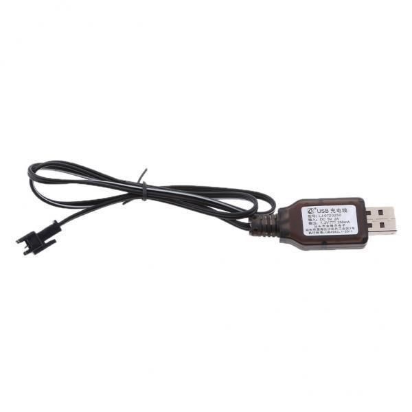 5x 7.2V USB Male To SM-2P Female Plug Charging Cable Line For