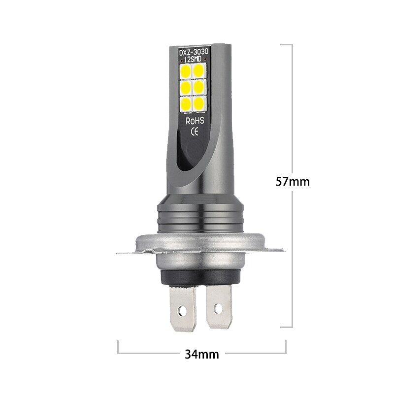 H7 110W LED Car Headlight Car Front Bulb Super Bright White Beam 6000K 12V Car Modeling Fog Light Kit 1PC H7 Headlight