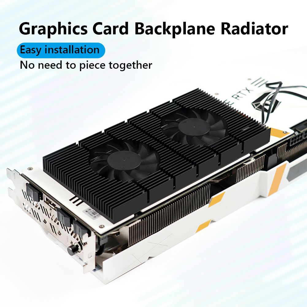 GPU Backplate Radiator Kit Graphics Card Backplane Memory