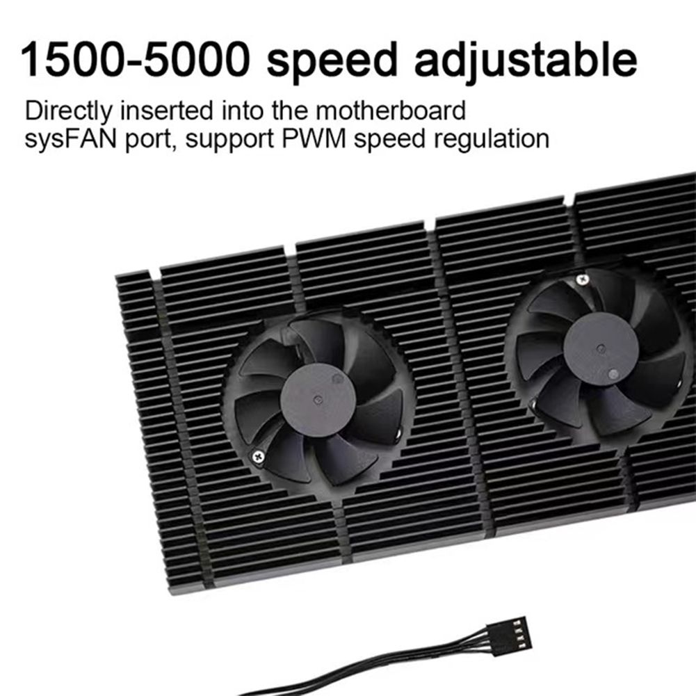 GPU Backplate Radiator Kit Graphics Card Backplane Memory
