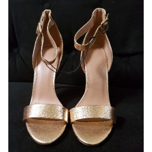 Morgan Heeled Sandals - Rose Gold