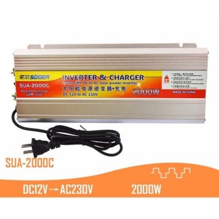 2000 Watts Power Inverter with Inbuilt Charger