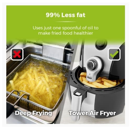 VORTX Air Fryer With Rapid Air Circulation - 4.3l - 1500W