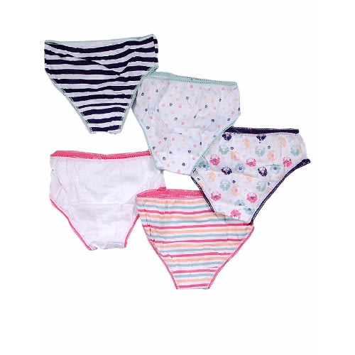 Girls Pants - Multicolour - 5-in-1