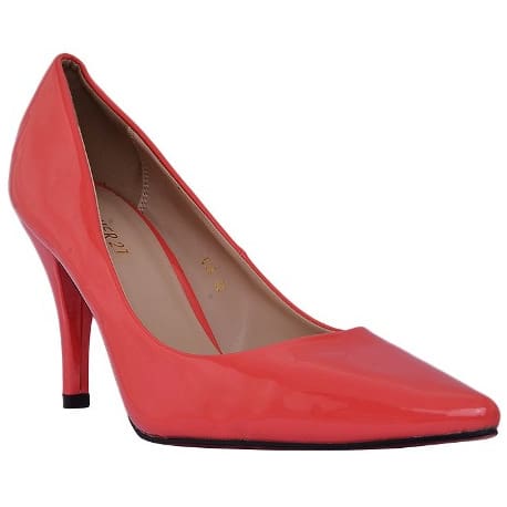 Ladies Court Shoe -  Pink