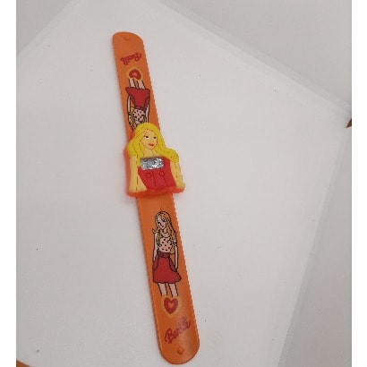 Girls Barbie Digital Watch - Orange