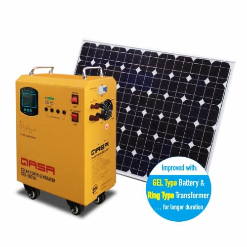 Solar Power Generator Qpg-500 & Qsp-100w18