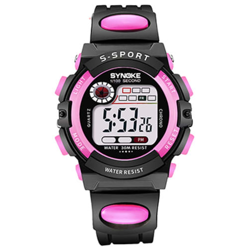 Digital Sports Watch - Pink