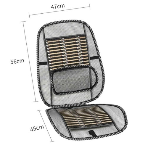Lower Back Lumbar Support Car Seat And Office Chair Pain Relief Mesh Cushion