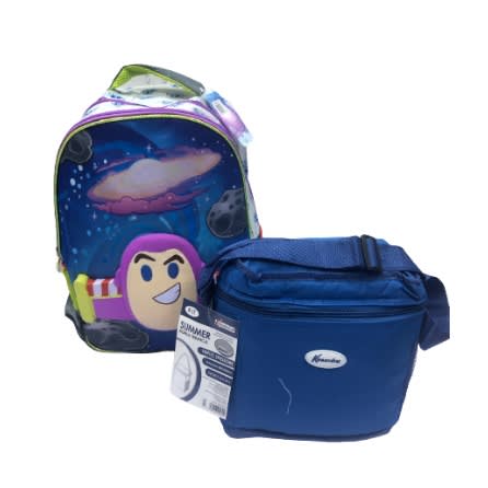 Emoji Back To School Backpack Bag With Matching Lunch Bag For Boys