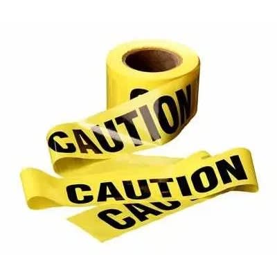 Caution Tape - 1000 Meters - Yellow