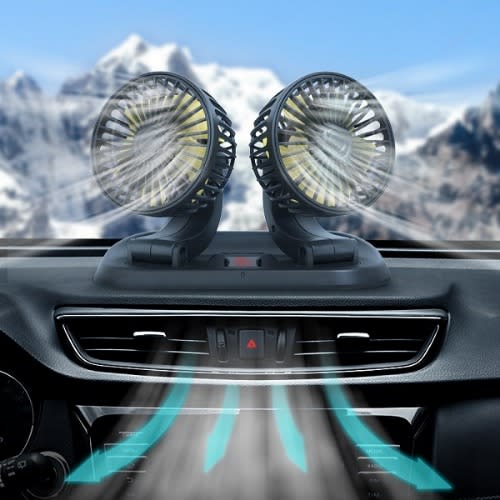 Dashboard Car Fan With Remote Control -12v
