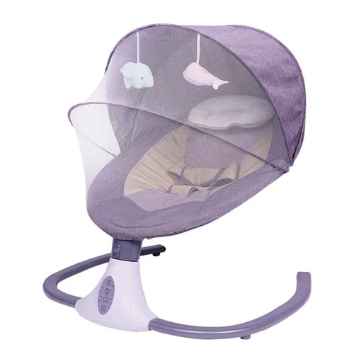 Electric Baby Swing Bouncer - Grey - 6V 1A