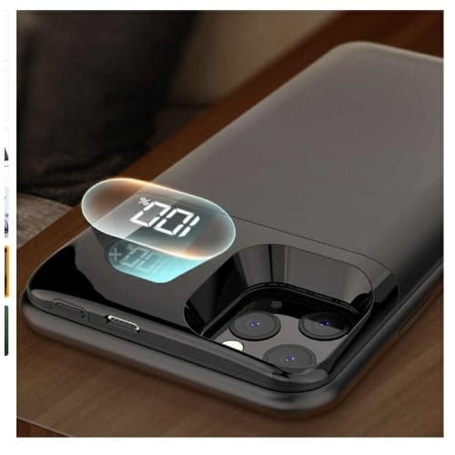 5500mAh Wireless Battery Power Bank For iPhone 11 Pro Max Battery Case