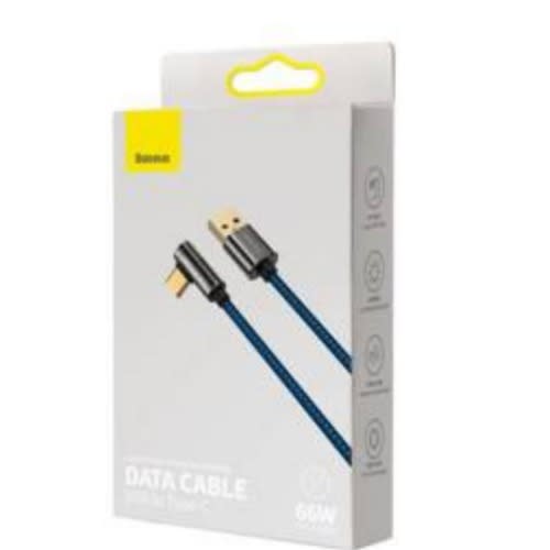 Legend Series Elbow Fast Charging Data Cable Usb-usb Type-c 66w 1m Blue(cacs000403) - Blue