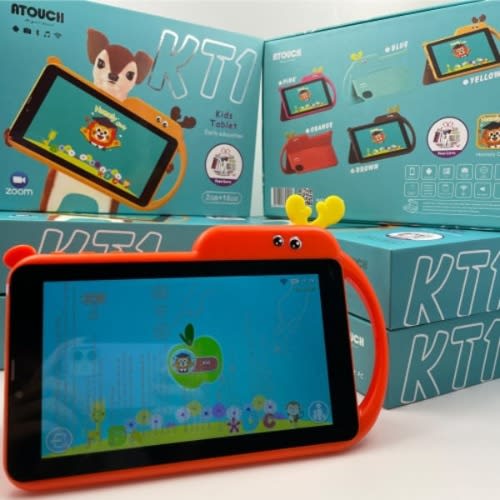 Kt1 Android Tablet For Kids Education - 7" - 2GB RAM - 16GB ROM - Wi-Fi - 3000mAh - Orange